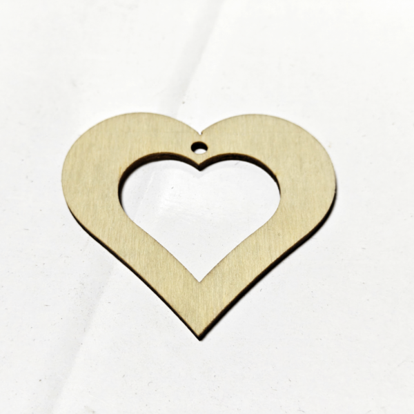 Wooden heart - shaped ornaments 2 - Image 3