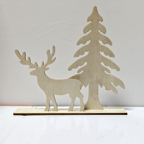 Wooden Christmas decorative ornaments