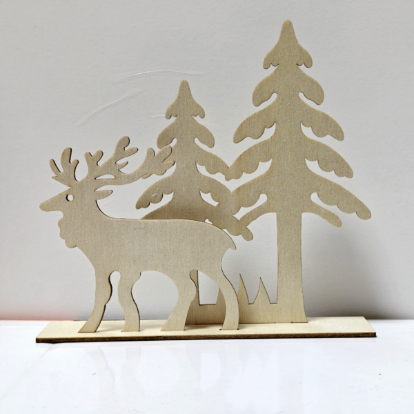 Wooden Christmas decorative ornaments - Image 2