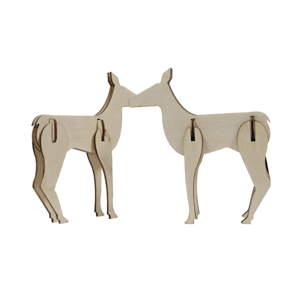 Wooden pony ornaments - Image 3