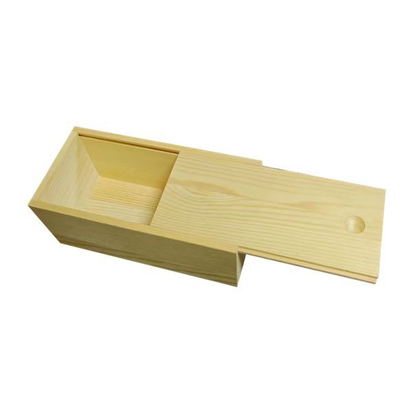 Solid wood box, pine wood box, wine box - Image 2