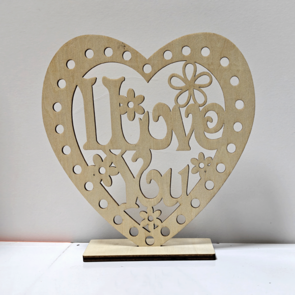 Wooden Valentine's Day heart - shaped Ornaments - Image 4