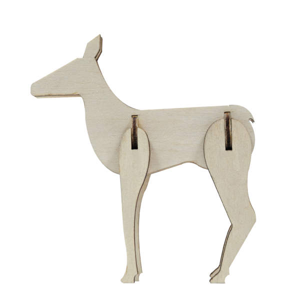 Wooden pony ornaments