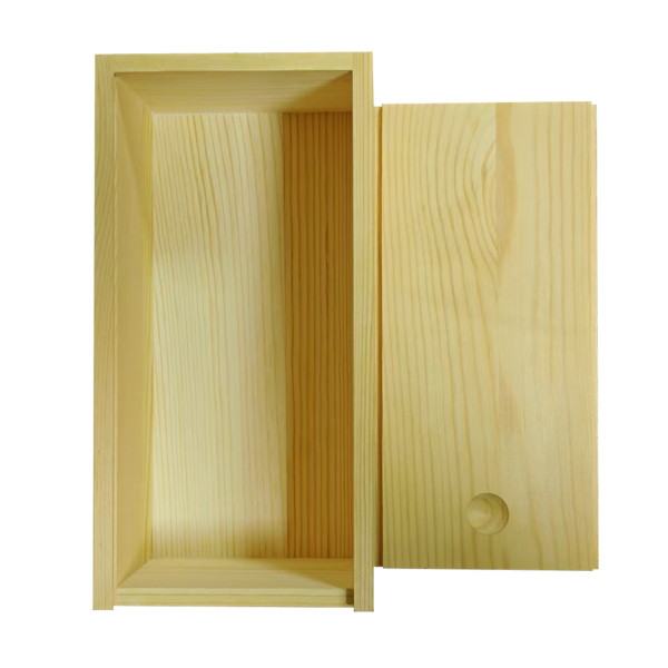 Solid wood box, pine wood box, wine box - Image 5