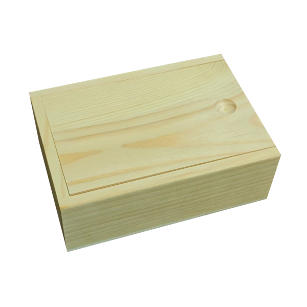 Solid wood box, pine wood box