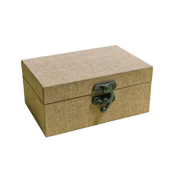 Wooden brocade boxes with cloth covers, gift boxes, and wooden jewelry boxes