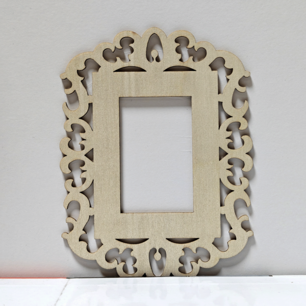 Wooden photo frame hanging ornaments