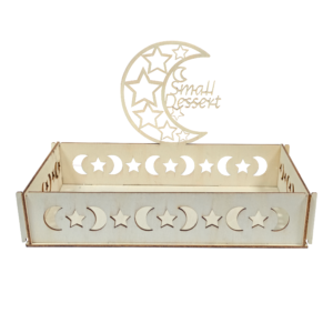 Wooden Craft Mosaic Dessert Tray