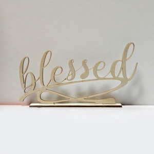 Wooden Craft Gratitude Letter Ornament
