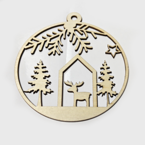 Wooden Craft Christmas Ornaments