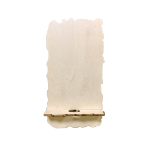 Wooden craft phone stand