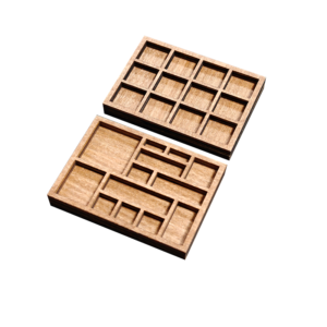 Wooden Craft Mineral Specimen Small Tray