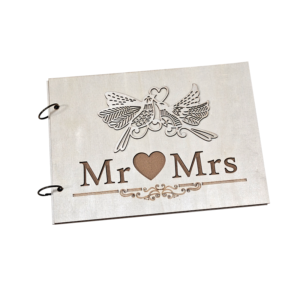 Wooden Craft Wedding Guest Book