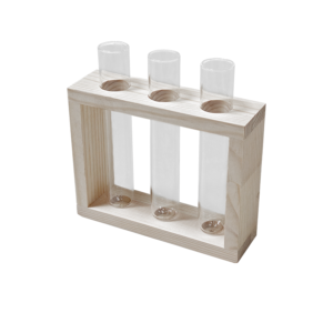 Wooden Craft Hydroponic Test Tube Rack