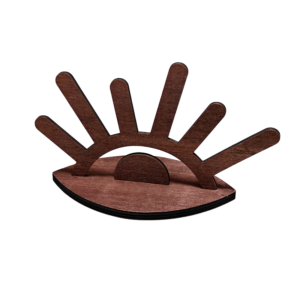 Wooden craft ring jewelry stand