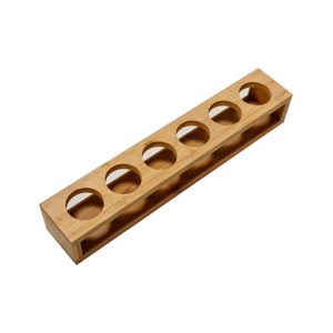 Wooden Bamboo Hydroponic Test Tube Rack