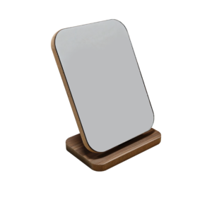 High-quality Wooden Foldable Compact Mirror