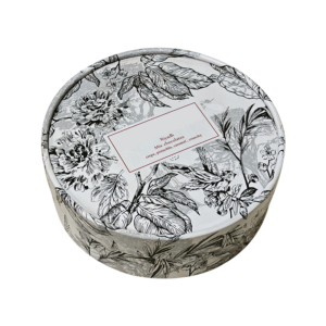 Premium Round Base and Lid Paper Gift Box, Exquisite Packaging for Food Products