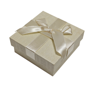 Wooden Jewelry Gift Box with White Cloth Cover, for Rings
