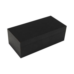 High-grade black wooden gift packaging box for essential oils, skin care and health care products.