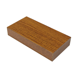 High-grade wooden gift box for skin care and health care products with yellow wood grain finish