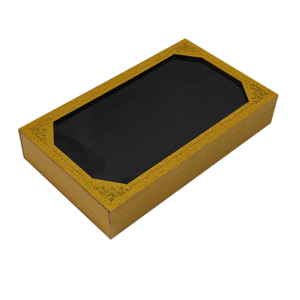 High-grade wooden windowed gift box for essential oil skin care and health products