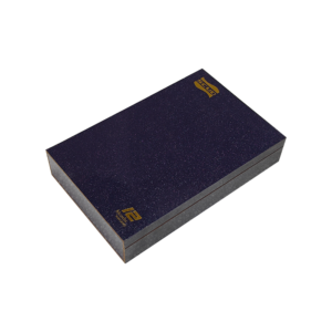High-grade wooden box with purple grain texture, for packaging skin care essential oils, health products and gifts